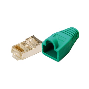 LogiLink MP0013 Cat5 moduláris csatlakozó - 100db/cs - Zöld