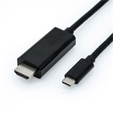 ROLINE USB C 3.1 - HDMI adapter M/M kábellel - 1m