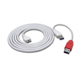 Roline USB3.0 2xA-1xmicroB kábel - 1.8m