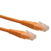 Roline UTP Cat6 patch kábel - Narancs - 0,3m