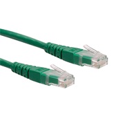 Roline UTP Cat6 patch kábel - Zöld - 0,3m