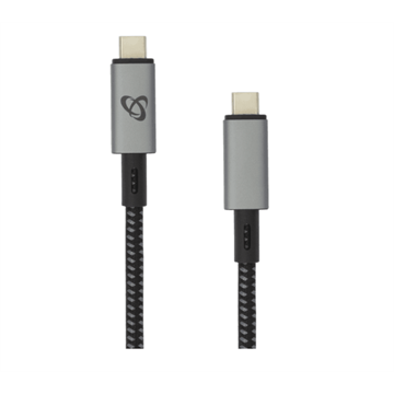 SBOX CTYPE-15-100W/R USB3.1 - USB3.1 kábel - 1.5m - Fekete