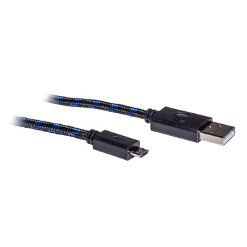 Snakebyte PS4 USB Charge Cable - 3m hosszú fonott töltőkábel 