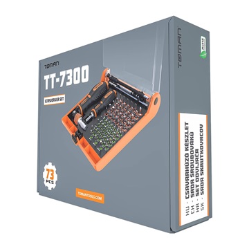 Toman TT-7300 73 db-os Professzionális Bitkészlet