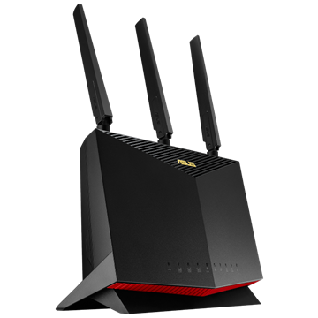 Asus 4G+ Cat. 12600Mbps Dual-Band AC2600 LTE Modem Router - 4G-AC86U