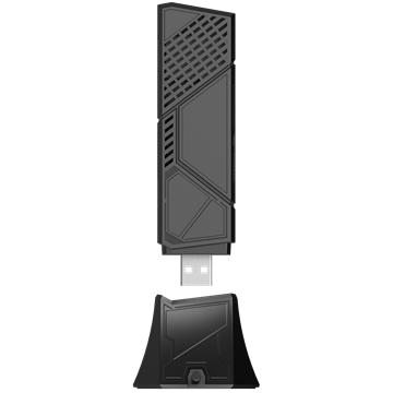 Asus Tri Band ROG USB-BE92 USB WiFi 7 Adapter