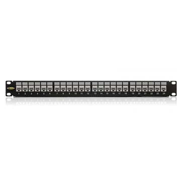 KELine Giga patch panel 24xRJ45/u, Cat.5e