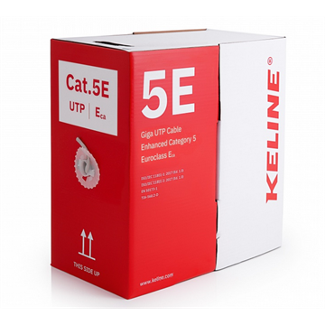 KELine giga fali kábel UTP (U/UTP) Cat.5E, PVC 305 m-es dob