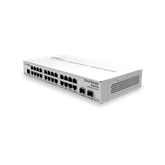 MikroTik 24xGbit LAN port asztali switch, dual-boot OS