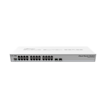 MikroTik 24xGbit LAN switch, dual-boot OS