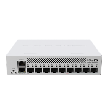 MikroTik CRS310-1G-5S-4S+IN asztali/rackbe szerelhető switch