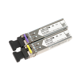 MikroTik SFP bidi modul pár 1,25G egyszálas optikához, 80km