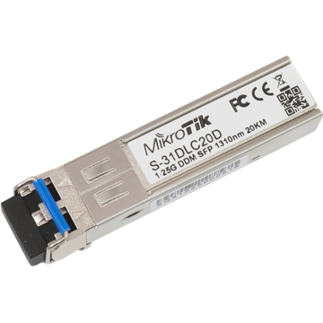 MikroTik SFP modul 1,25G SM 20km