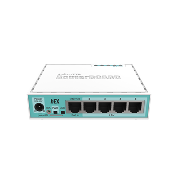 MikroTik hEX router