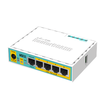 MikroTik hEX PoE lite router