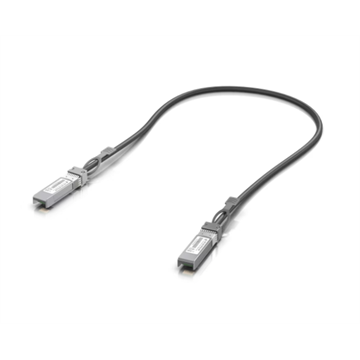 Ubiquiti DAC kábel SFP28, fekete, 0,5m