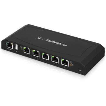 Ubiquiti EdgeSwitch XP 5-port PoE switch, gigabites, 24V passzív PoE