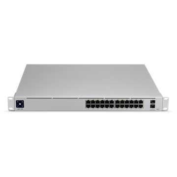 Ubiquiti UniFi Switch Pro Gen2, 24-portos, PoE max.450W
