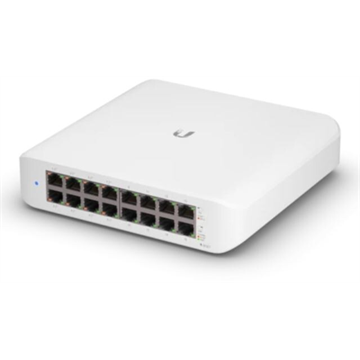 Ubiquiti UniFi Switch Lite 16, 16-portos, 8xPoE max.45W