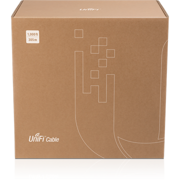 Ubiquiti UniFi kábel, UTP CAT6 CMP 305m, fehér