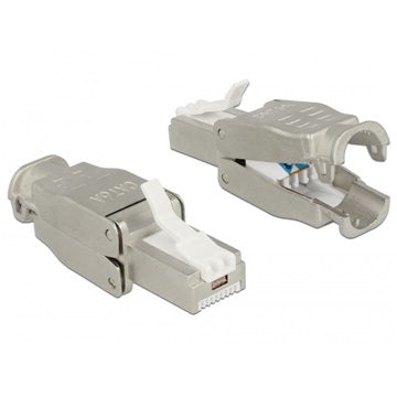 Delock 86427 RJ45 dugó Cat.6A STP szerszám nélkül szerelhető