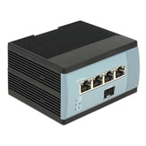 Delock 87659 Gigabit Ethernet Switch 4port + 1SFP DIN sínre szerelhető fedő