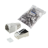 LogiLink MP0021 RJ45 Cat6 csatlakozódugó - 100db/cs - Szürke