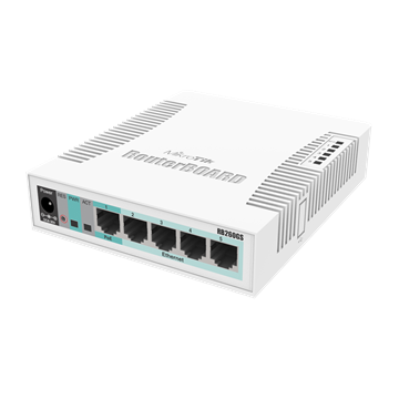 MikroTik RB260GS switch, SwitchOS