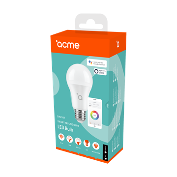 Acme SH4107 Smart Wifi LED Izzó A60 10W 800lm E27 WW/CW/RGB