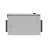 Lanberg 10" 3U kültéri rack szekrény, 300×200×300, falra/oszlopra szerelhető, IP55, szürke, összeszerelt