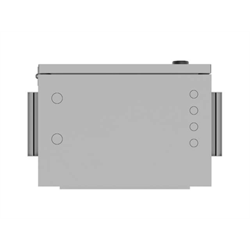 Lanberg 10" 3U kültéri rack szekrény, 320×220×400, falra/oszlopra szerelhető, IP55, szürke, összeszerelt