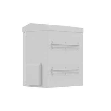 Lanberg 10" 3U kültéri rack szekrény, 320×220×400, falra/oszlopra szerelhető, IP55, szürke, összeszerelt
