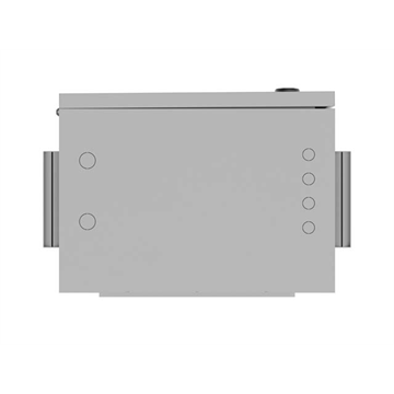 Lanberg 10" 3U kültéri rack szekrény, 340X250X500, falra/oszlopra szerelhető, IP55, szürke, összeszerelt