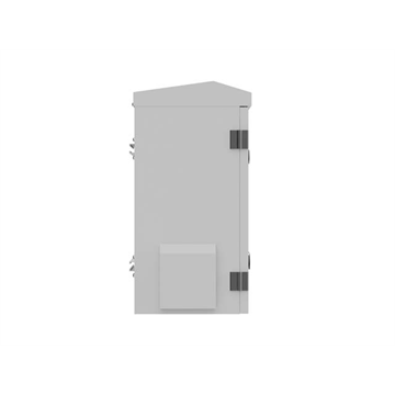 Lanberg 10" 3U kültéri rack szekrény, 340X250X500, falra/oszlopra szerelhető, IP55, szürke, összeszerelt