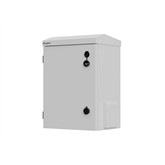 Lanberg 10" 3U kültéri rack szekrény, 340X250X500, falra/oszlopra szerelhető, IP55, szürke, összeszerelt