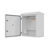 Lanberg 10" 3U kültéri rack szekrény, 420X300X500, falra/oszlopra szerelhető, IP55, szürke, összeszerelt