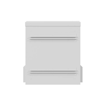 Lanberg 10" 3U kültéri rack szekrény, 420X300X500, falra/oszlopra szerelhető, IP55, szürke, összeszerelt