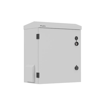 Lanberg 10" 3U kültéri rack szekrény, 420X300X500, falra/oszlopra szerelhető, IP55, szürke, összeszerelt