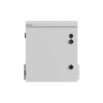 Lanberg 10" 3U kültéri rack szekrény, 420X300X500, falra/oszlopra szerelhető, IP55, szürke, összeszerelt