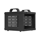 Lanberg 10" nyitott mini rack szekrény 4U, 280x300, max. 60 kg, fekete