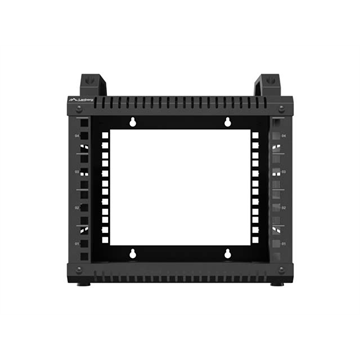 Lanberg 10" nyitott mini rack szekrény 4U, 280x300, max. 60 kg, fekete