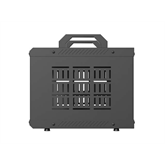 Lanberg 10" nyitott mini rack szekrény 4U, 280x300, max. 60 kg, fekete