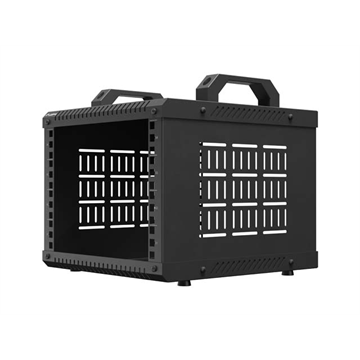 Lanberg 10" nyitott mini rack szekrény 4U, 280x300, max. 60 kg, fekete