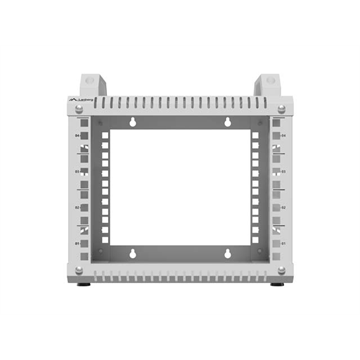 Lanberg 10" nyitott mini rack szekrény 4U, 280x300, max. 60 kg, szürke