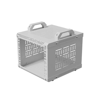 Lanberg 10" nyitott mini rack szekrény 4U, 280x300, max. 60 kg, szürke