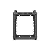 Lanberg 10" nyitott mini rack szekrény 6U, 280x300, max. 60 kg, fekete