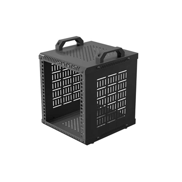 Lanberg 10" nyitott mini rack szekrény 6U, 280x300, max. 60 kg, fekete