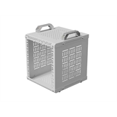Lanberg 10" nyitott mini rack szekrény 6U, 280x300, max. 60 kg, szürke