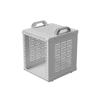 Lanberg 10" nyitott mini rack szekrény 6U, 280x300, max. 60 kg, szürke
