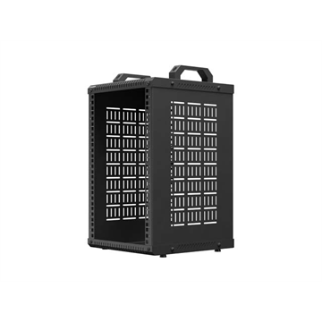 Lanberg 10" nyitott mini rack szekrény 9U, 280x300, max. 60 kg, fekete